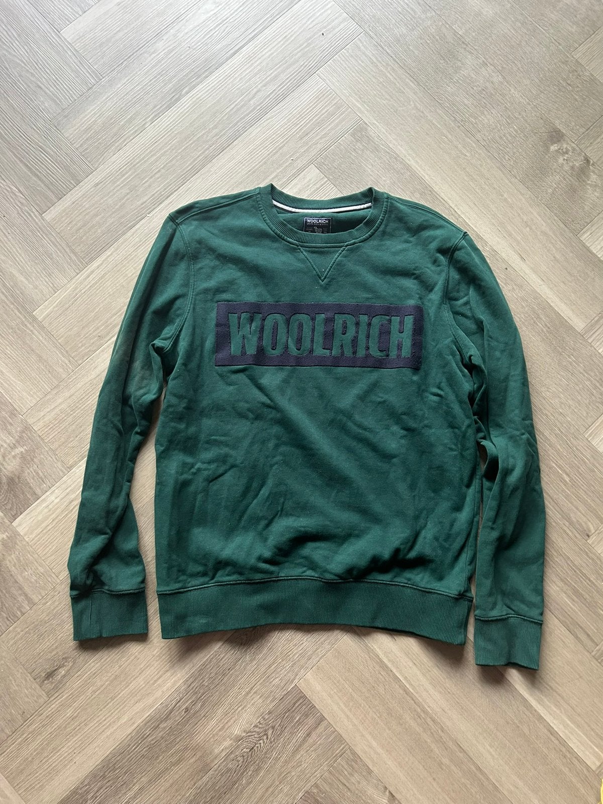 Woolrich trui/sweater groen M, Ophalen of Verzenden, Zo goed als nieuw
