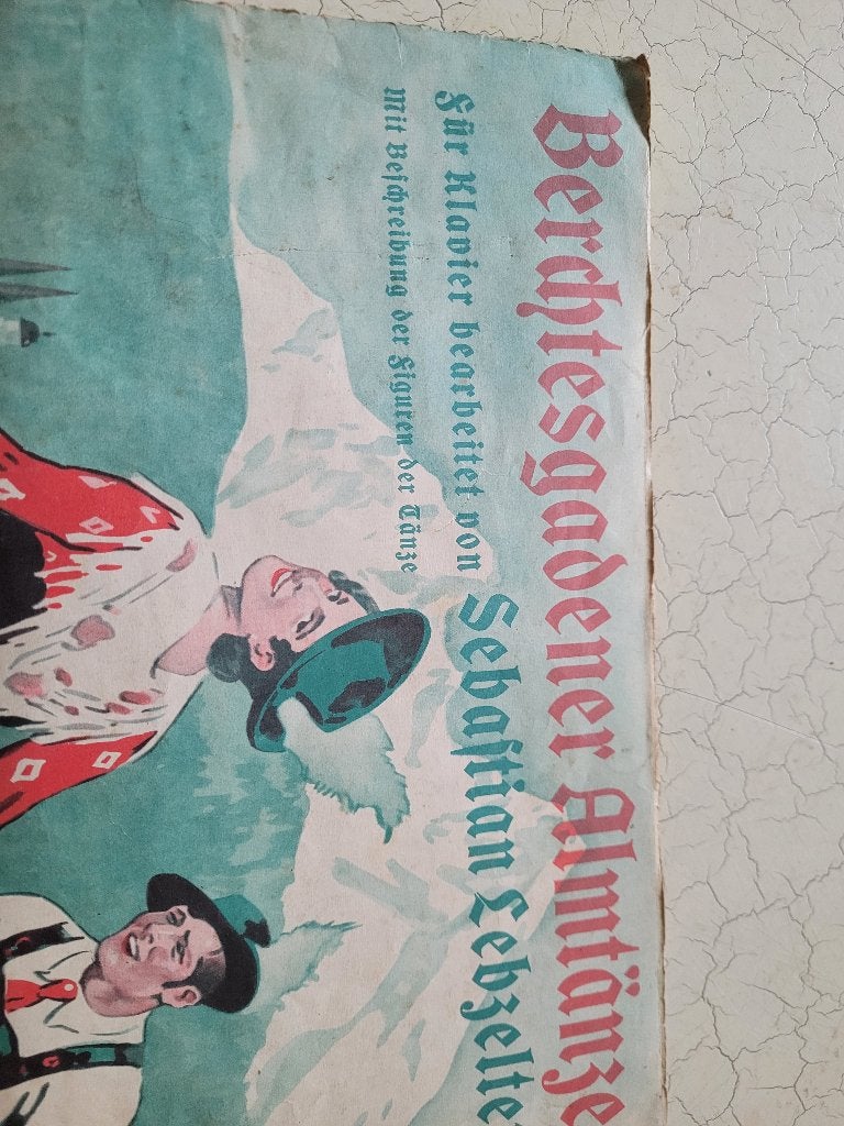 Oude Beierse bladmuziek voor piano, Muziek en Instrumenten, Gebruikt, Klassiek, Ophalen of Verzenden, Artiest of Componist