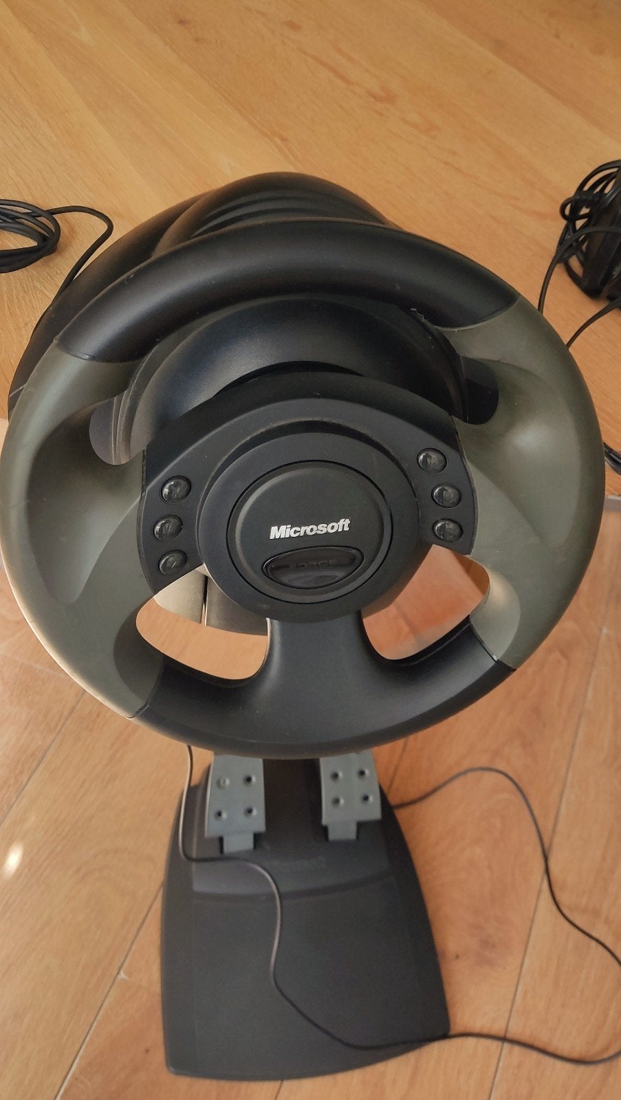 Racestuur set Microsoft SideWinder Force Feedback T.E.A.B., Ophalen of Verzenden