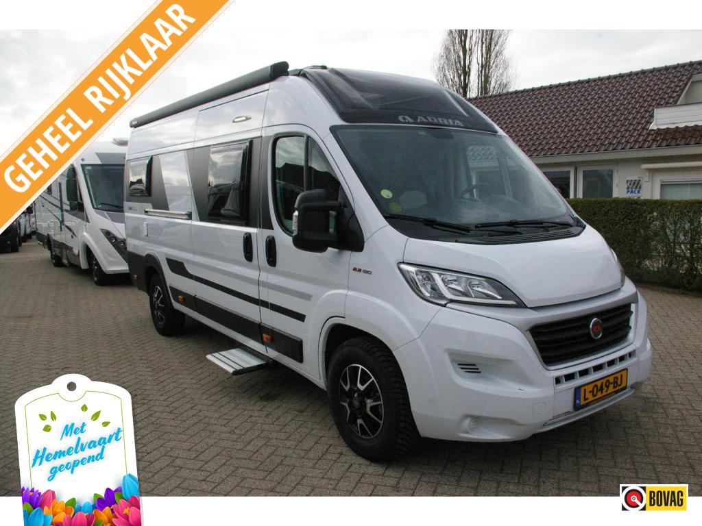 Adria Supreme Twin 640 SLB Enkele bedden, panorama., Buscamper of Camperbus, Ringverwarming, Fiat, Koelkast