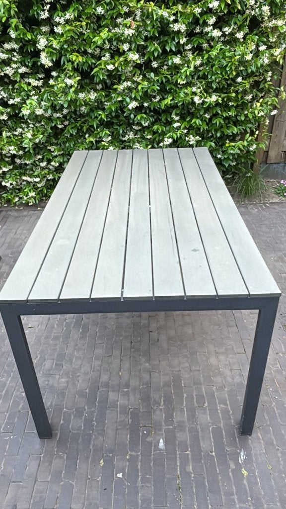 Mooie tuintafel, Ophalen, Gebruikt, Rechthoekig, Aluminium