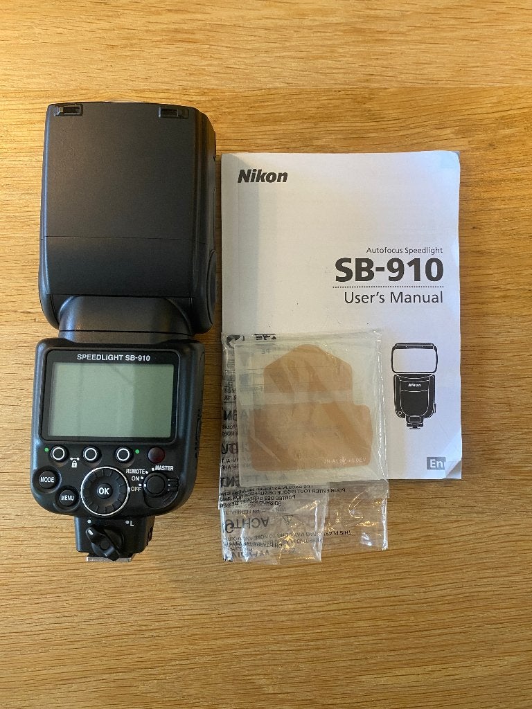 Nikon Speedlight SB-910, Nikon, Externe flitser, Ophalen of Verzenden, Nikon