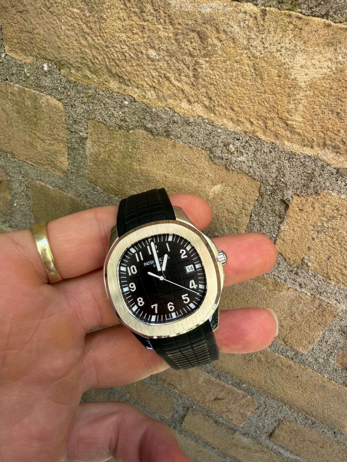 Patek philippe nautilus, Sieraden, Tassen en Uiterlijk, Ophalen of Verzenden, Zo goed als nieuw, Staal, Overige merken