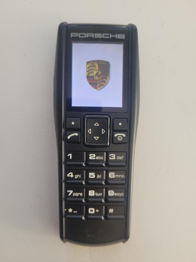 Porsche mobile auto telefoon, Ophalen of Verzenden, Zwart