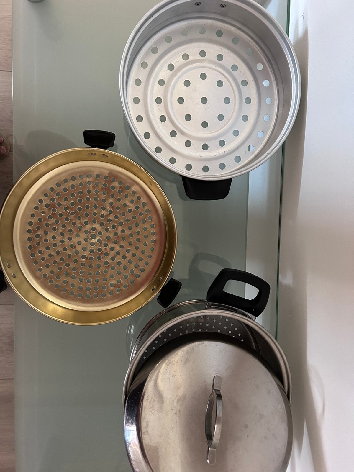 Diverse stoom inzet pan, Ophalen, Nieuw