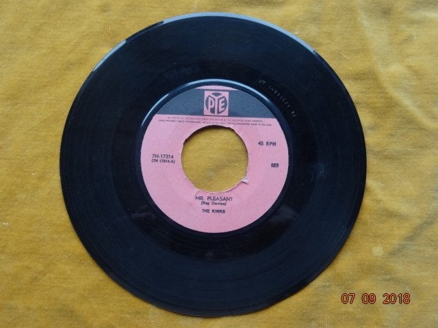 Kinks - Mr Pleasant  (7"), Originele persing, Ophalen of Verzenden, Gebruikt, Pop