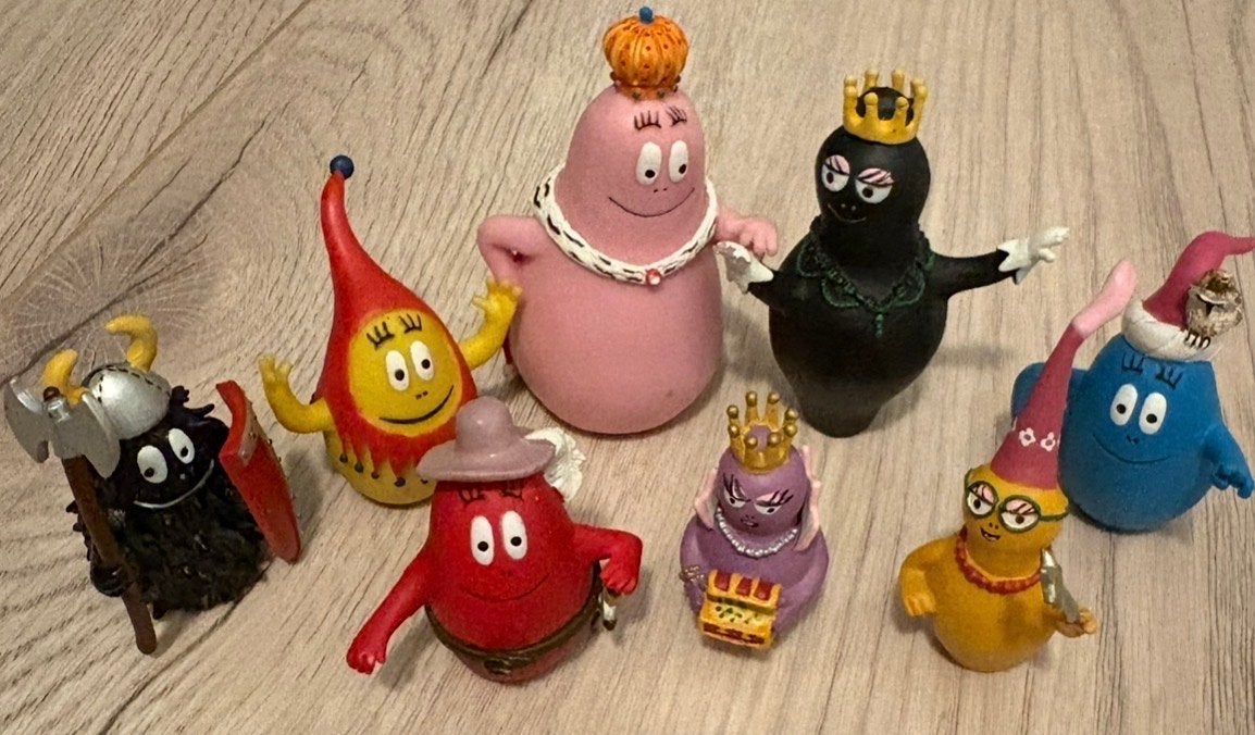 Vintage Barbapapa Figurenset - Zeldzame Collectie, Verzamelen, Verzenden, Gebruikt
