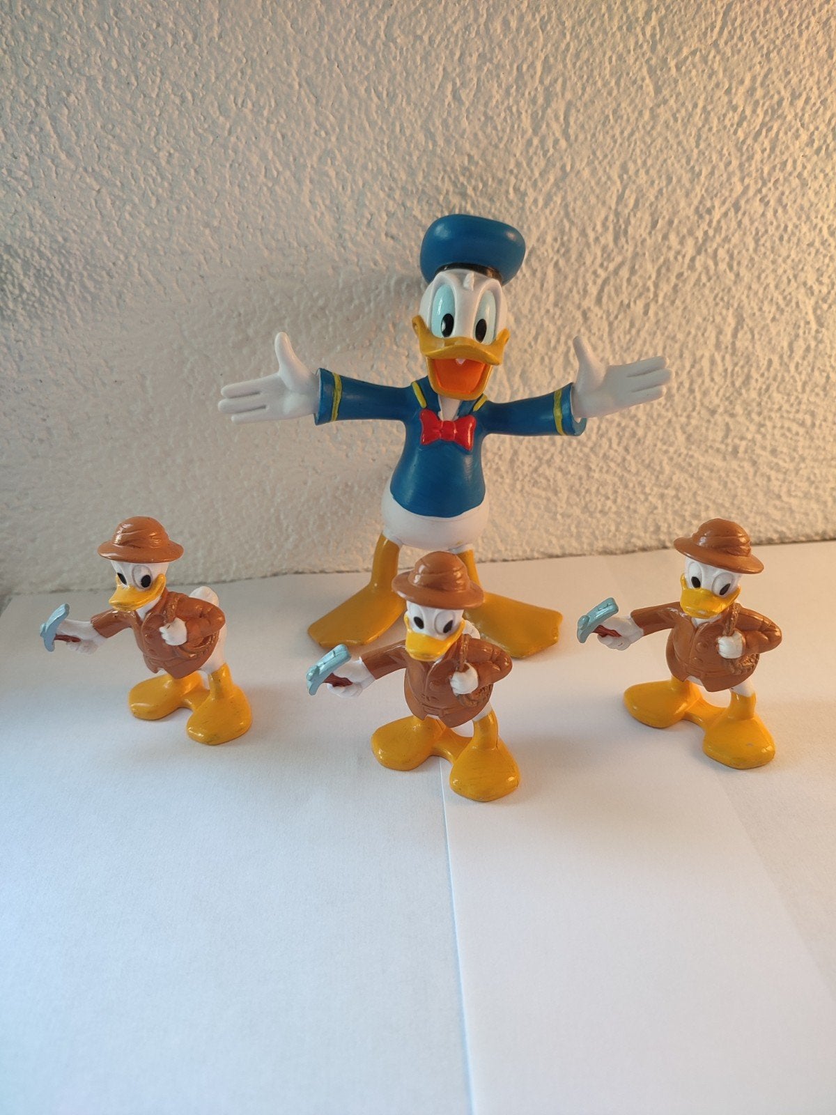 Donald Duck poppetjes - Set van 4 figuren, Ophalen of Verzenden, Gebruikt