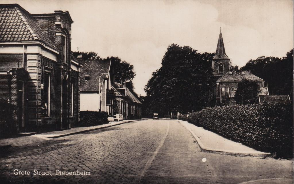 Diepenheim., Verzenden, 1920 tot 1940, Gelopen, Overijssel
