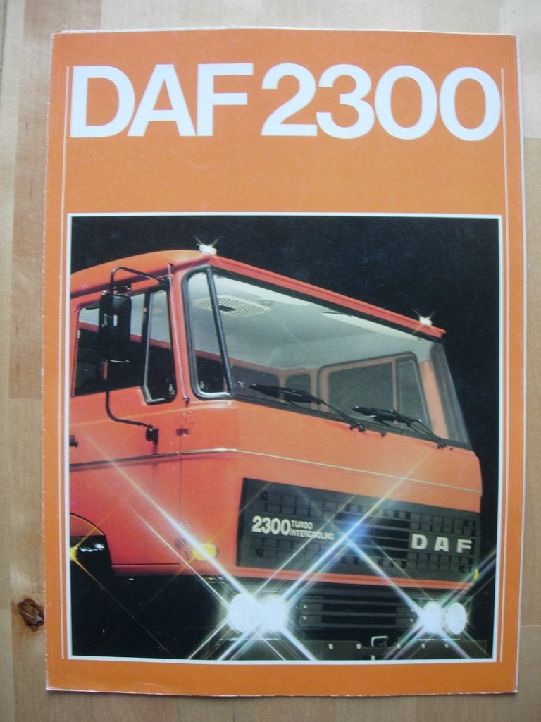 DAF 2300 Brochure 1978 - NL, Ophalen of Verzenden, Zo goed als nieuw, Overige merken, DAF