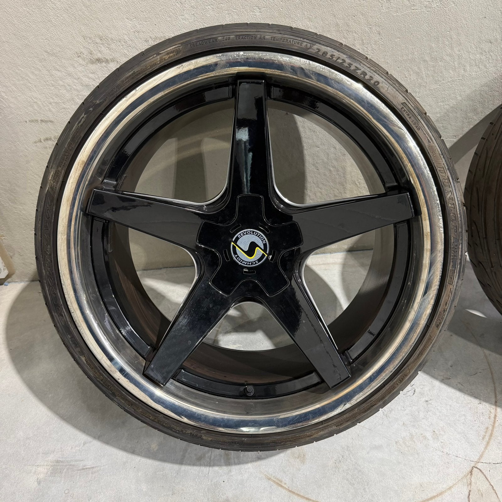 ☀️20 inch 5x112 Schmidt velgen met banden. Mercedes, BMW etc, Gebruikt, 285 mm, Banden en Velgen, Personenwagen