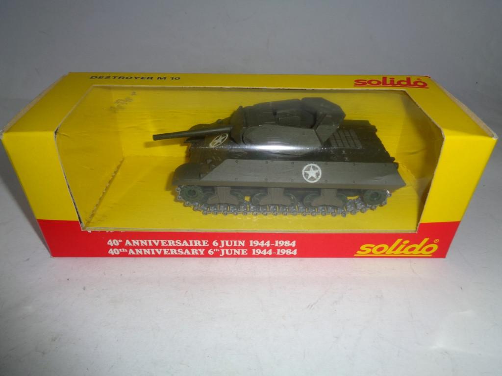 Solido Destroyer M 10 Tank in doos, Die-cast, Limited, 1990s, Ophalen of Verzenden, Landmacht, Overige gebieden, Miniatuur of Beeldje