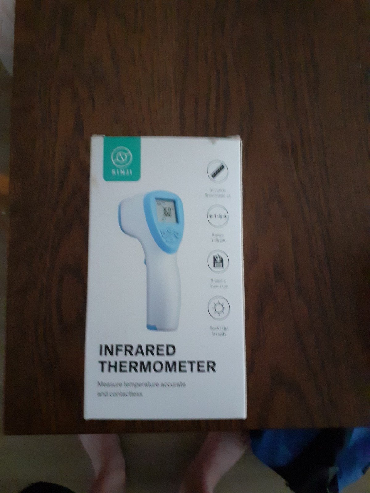 SINJI Infrarood Thermometer - Contactloos en Nauwkeurig, Kunststof, Infraroodthermometer, Nieuw, Overige merken