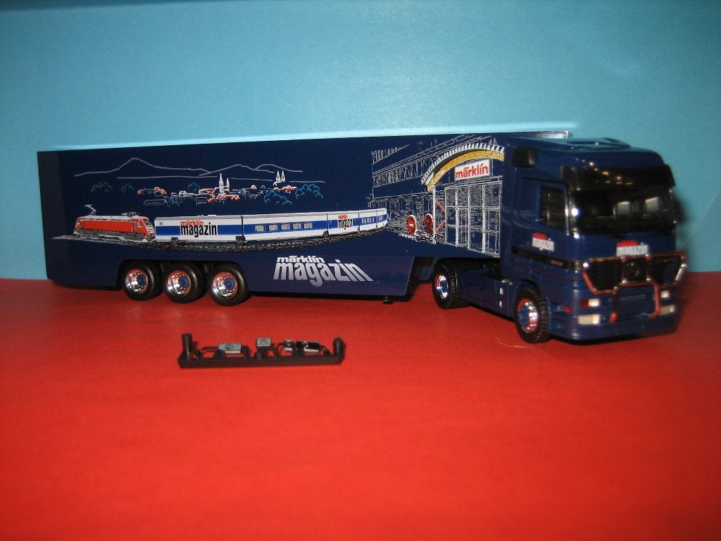 Marklin  MERCEDES  1843 met oplegger  Herpa, Ophalen of Verzenden, Nieuw, Bus of Vrachtwagen, Herpa