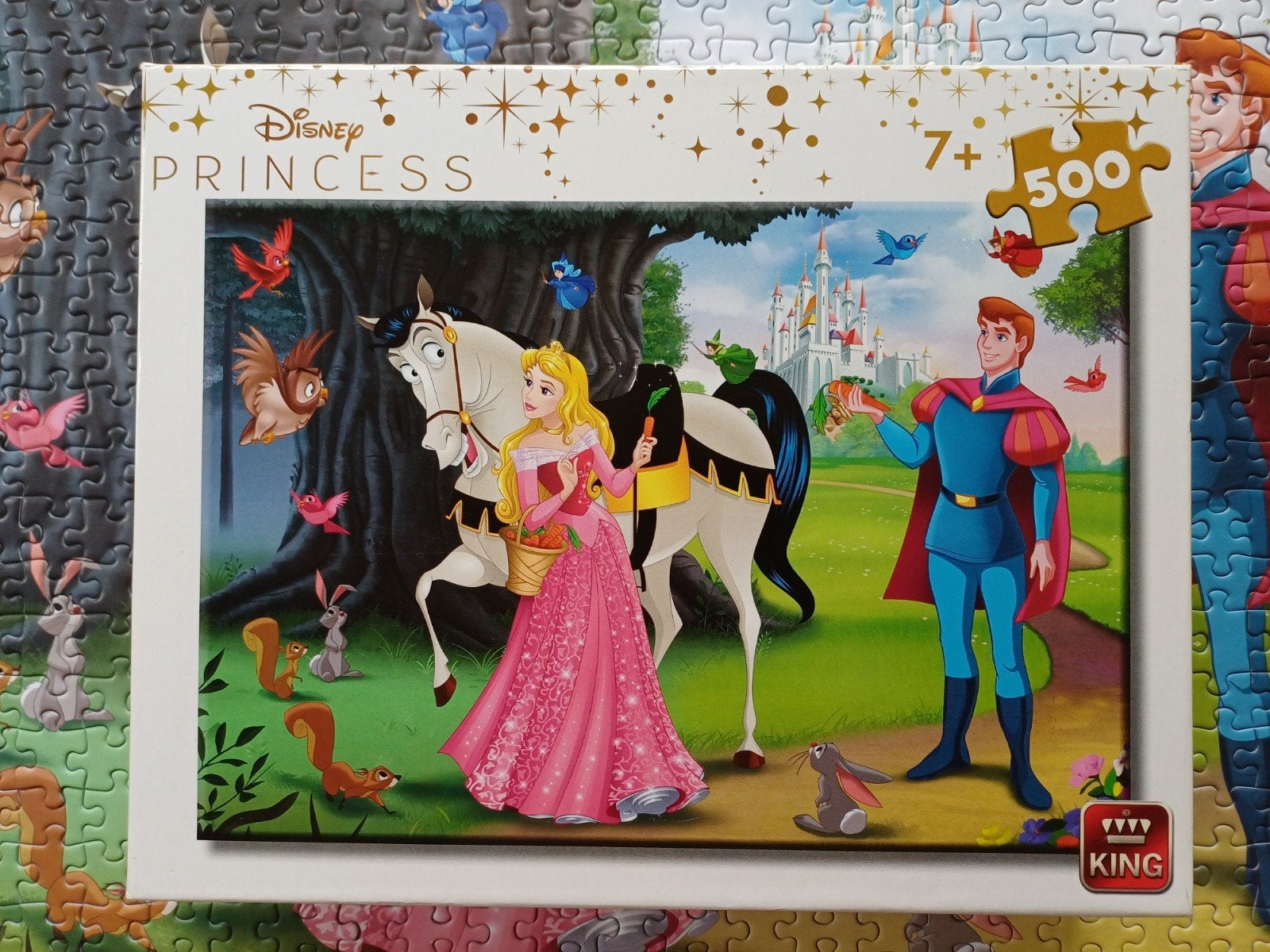 Puzzel 500 stukjes Doornroosje, Ophalen of Verzenden, Meer dan 50 stukjes, Zo goed als nieuw, 6 jaar of ouder