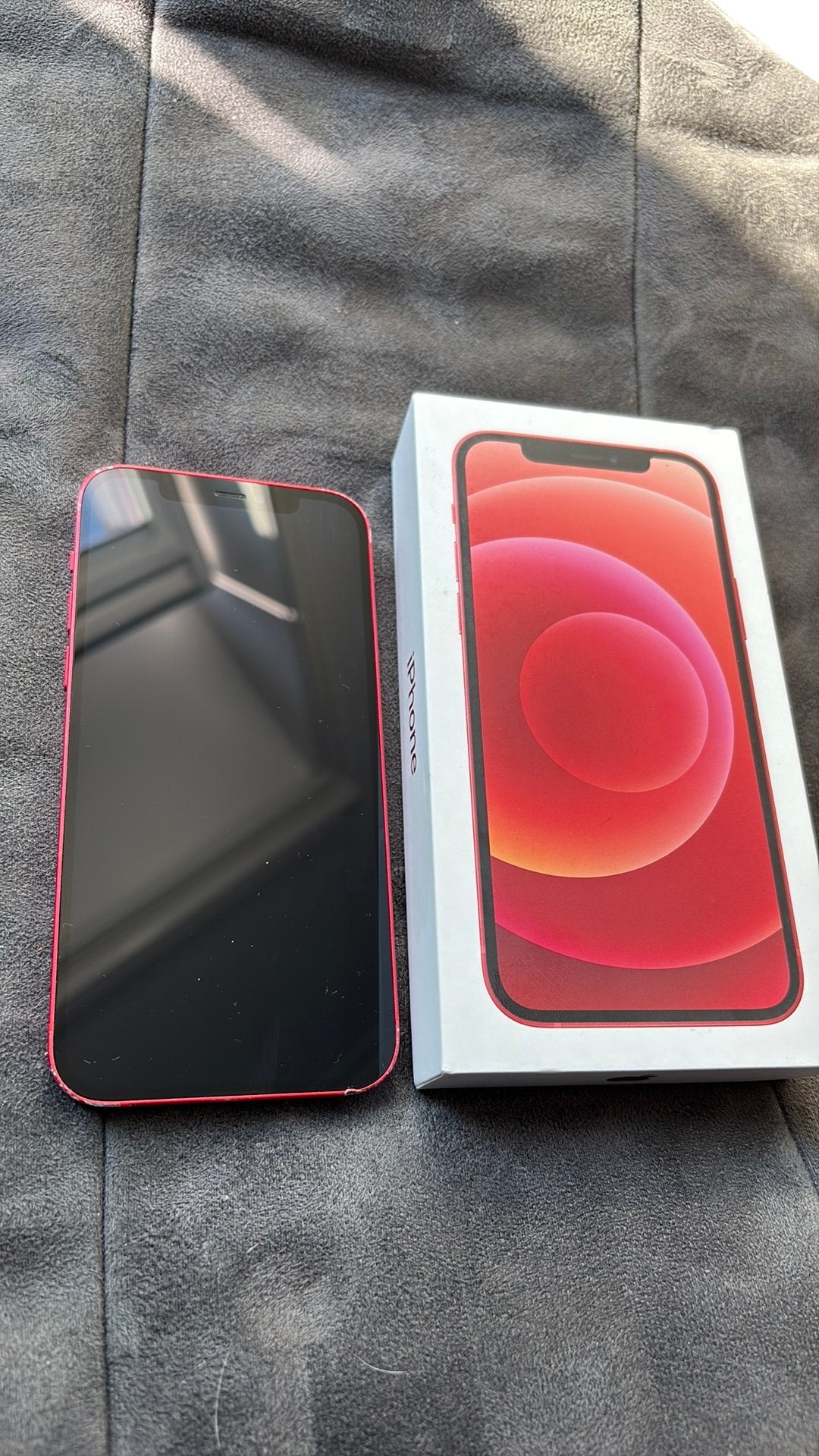 Iphone 12 rood, Telecommunicatie, Mobiele telefoons | Apple iPhone, Ophalen, Gebruikt, 77 %, Zonder abonnement