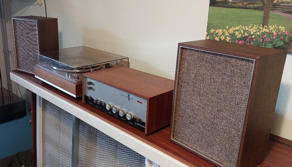 Philips Vintage stereo set in Top staat, Ophalen, Philips, Losse componenten, Zo goed als nieuw