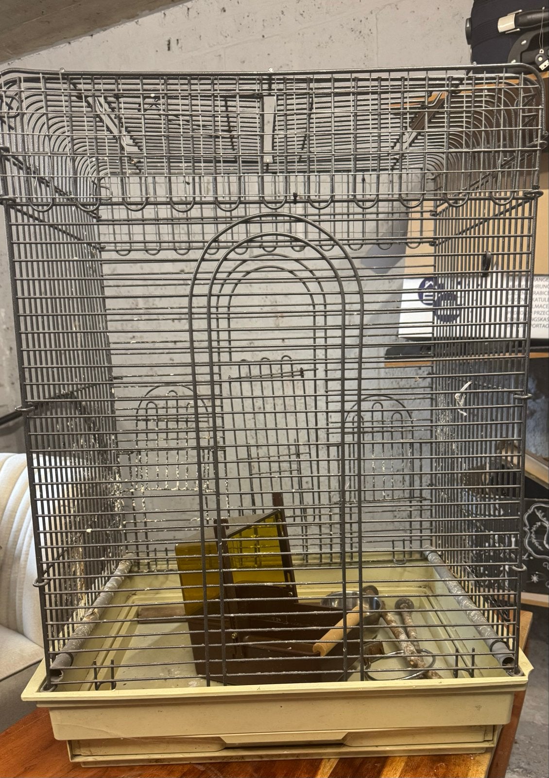 Vogelkooi Groot Model 60 x 45 x 78 cm, Ophalen of Verzenden, Metaal, Vogelkooi