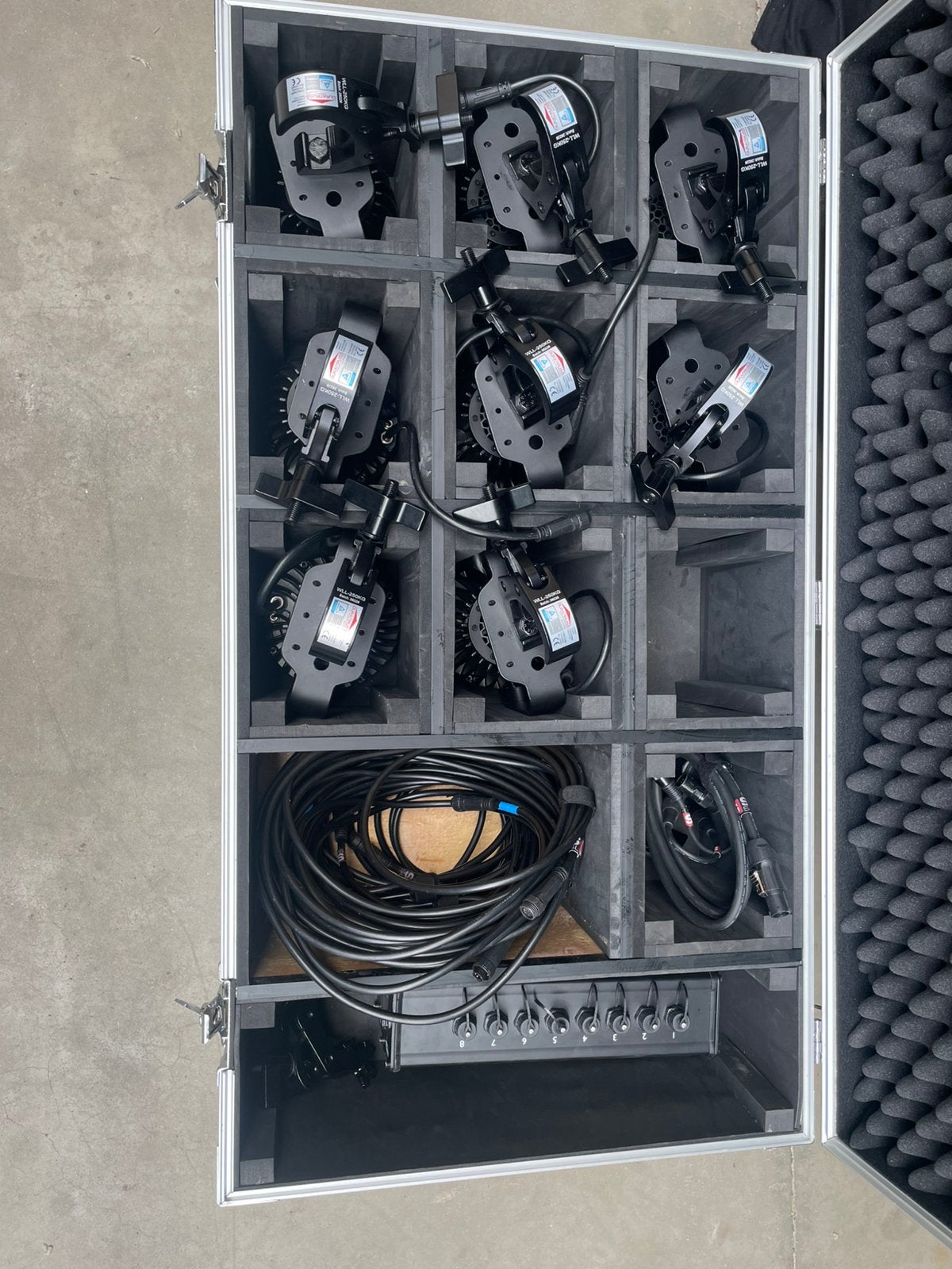Showtec flex blaze blinder set incl flightcase, Ophalen of Verzenden, Zo goed als nieuw