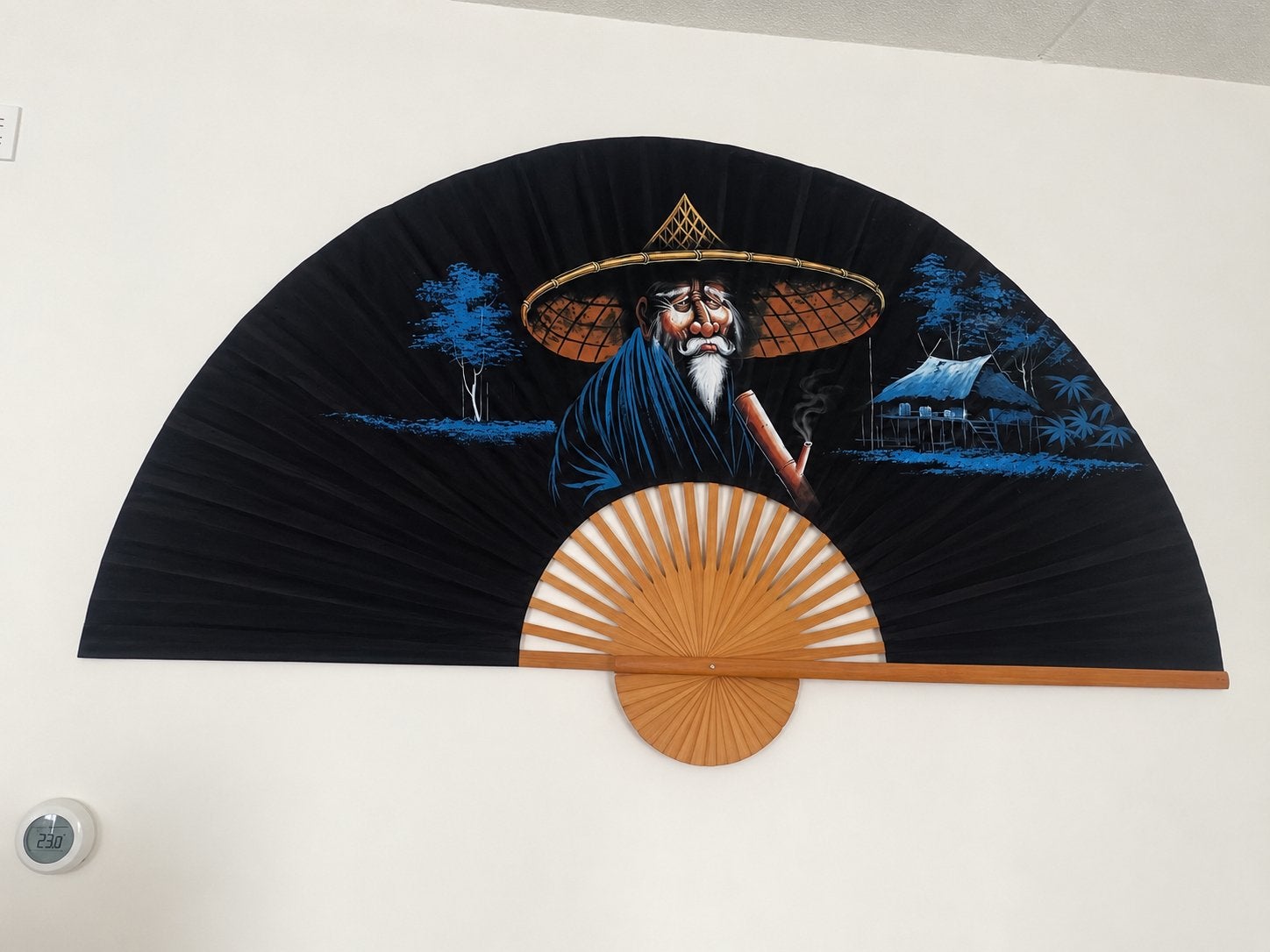 Grote Oosterse wandwaaier – 153 cm breed, Ophalen, Oosters, 153 cm, Wandhanger