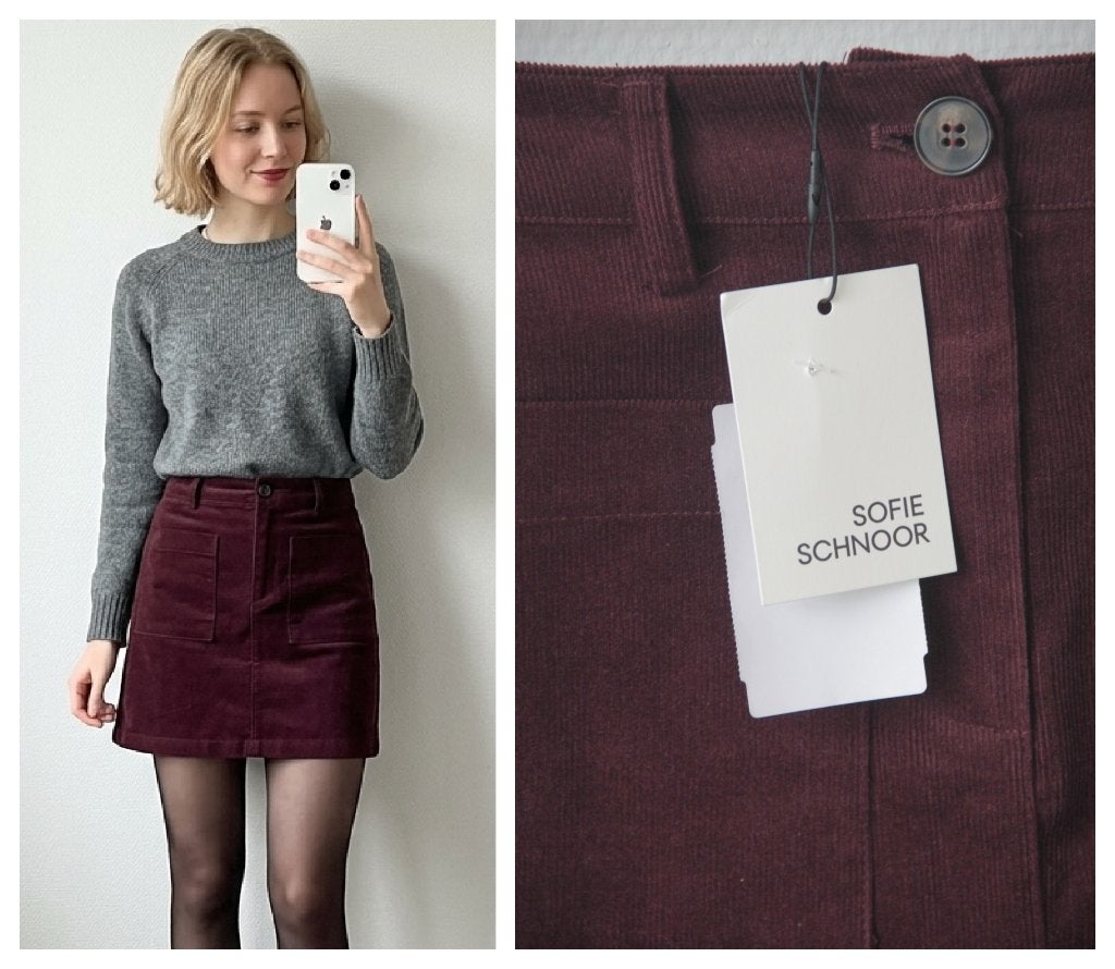 Sofie Schnoor - NIEUW - prachtige rok bordeauxrood - maat 34, Verzenden, Nieuw, Maat 34 (XS) of kleiner, Rood