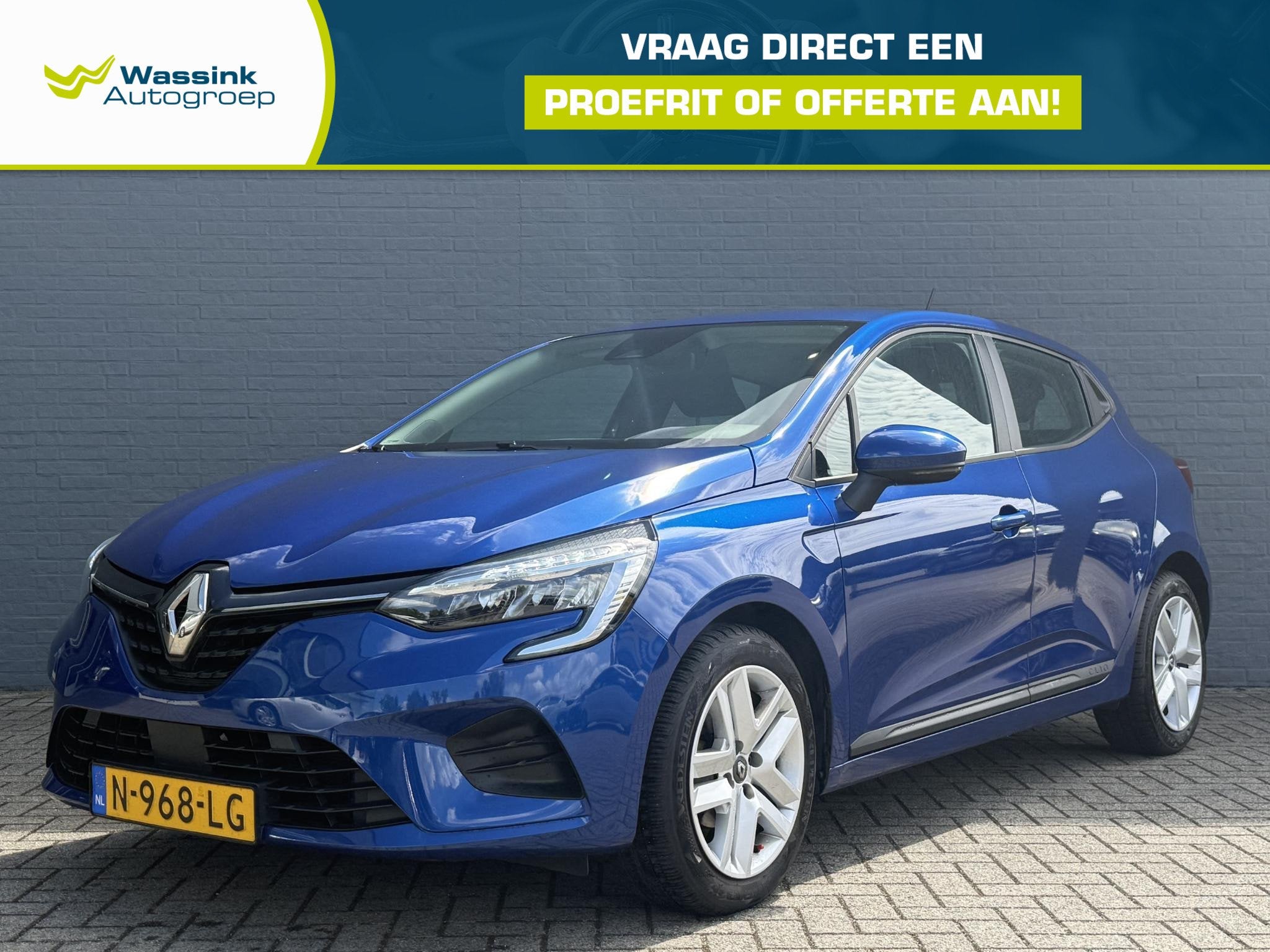 Renault Clio 1.0 TCe Zen Navigatie I Cruise Control, Voorwielaandrijving, Stof, Gebruikt, Euro 6