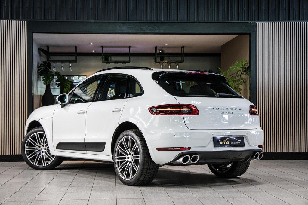 Porsche Macan 3.0 S|21''|PASM|Trekhaak|Leder|Sportuitlaat, Auto's, Porsche, Automaat, Met garantie (alle), Bedrijf, Vierwielaandrijving