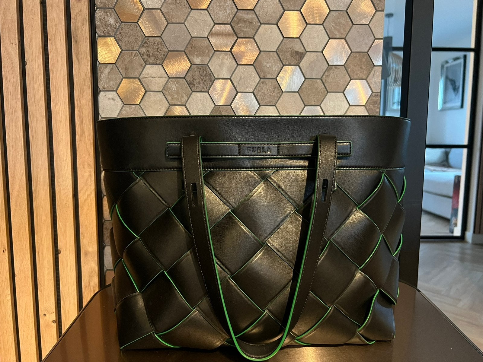 Furla Giove L black shopper reistas laptoptas LIMITEDdesign, Ophalen, Nieuw, Zwart, Shopper