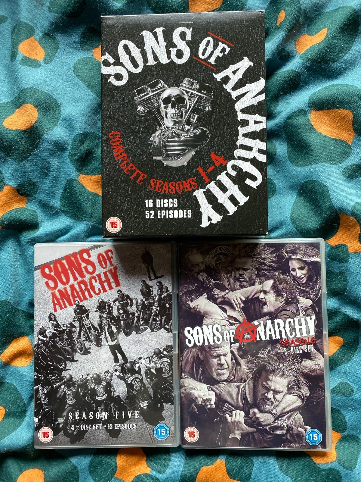 Sons of Anarchy DVD Boxset Seizoen 1-6, Gebruikt, Vanaf 16 jaar, Verzenden, Boxset
