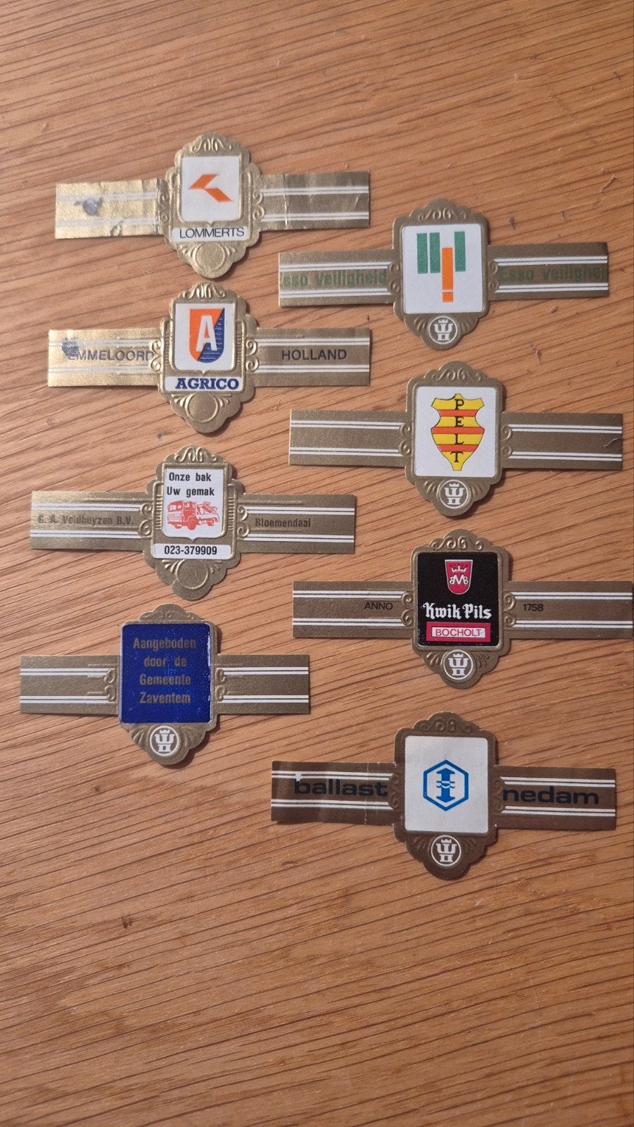 Sigarenbanden, Ophalen, Sigarenbandjes