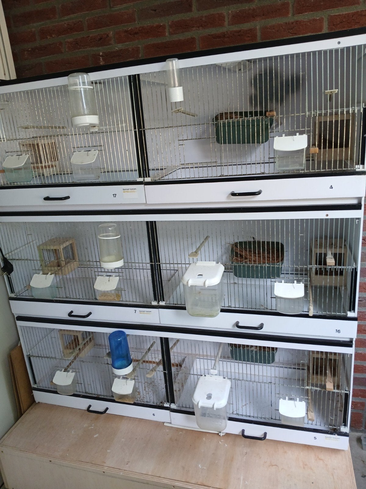 3 nette Bakker koolen  met verlichting, Dieren en Toebehoren, Vogels | Hokken en Kooien, Ophalen, Broedkooi of Kweekkooi