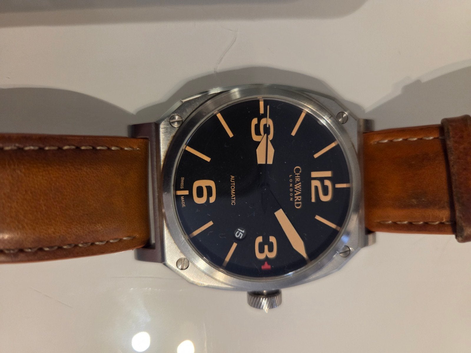 Christopher Ward C11 Automaat Chronograaf - Goede Staat, Overige merken, Staal, Polshorloge, Ophalen of Verzenden