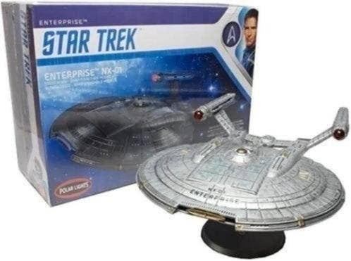 Star Trek Enterprise NX-01 - Model Kit - Polar Lights, 1:50 tot 1:144, Ophalen of Verzenden, Eiberstraat 9 te Dokkum, Foto Meinema