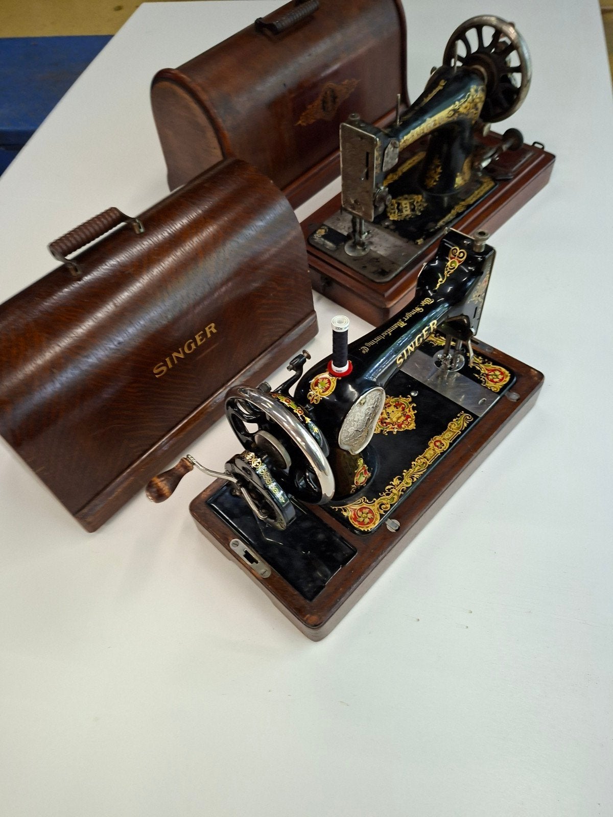 SINGER NAAIMACHINES 1936, Ophalen