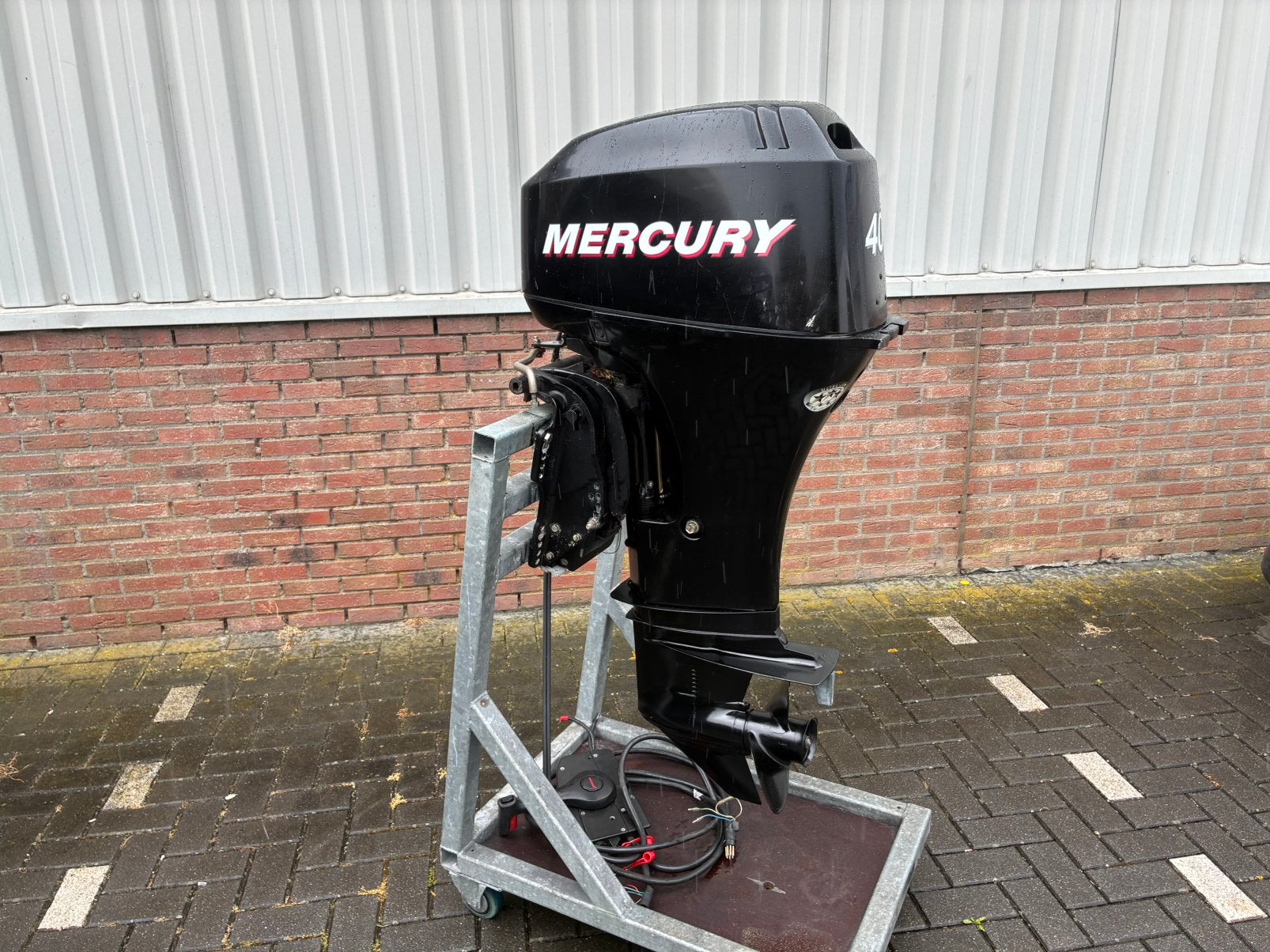 Mercury 40 pk 4 takt EFI , Powertrim, bj 2003 , vaarklaar !, Watersport en Boten, Gebruikt, Viertaktmotor, Mercury, Ophalen of Verzenden