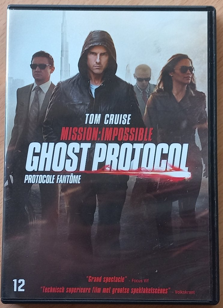 Mission impossible Ghost protocol - Brad Bird, Tom Cruise, Vanaf 12 jaar, Verzenden, Zo goed als nieuw