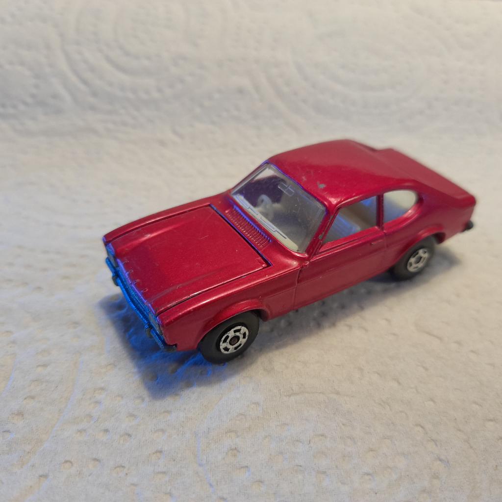 Matchbox Ford Capri. netjes. geen trekhaak., Hobby en Vrije tijd, Ophalen of Verzenden, Zo goed als nieuw, Auto