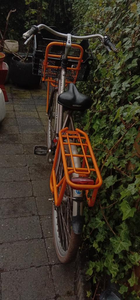 Gazelle transportfiets met mand en bagagedrager, Ophalen of Verzenden