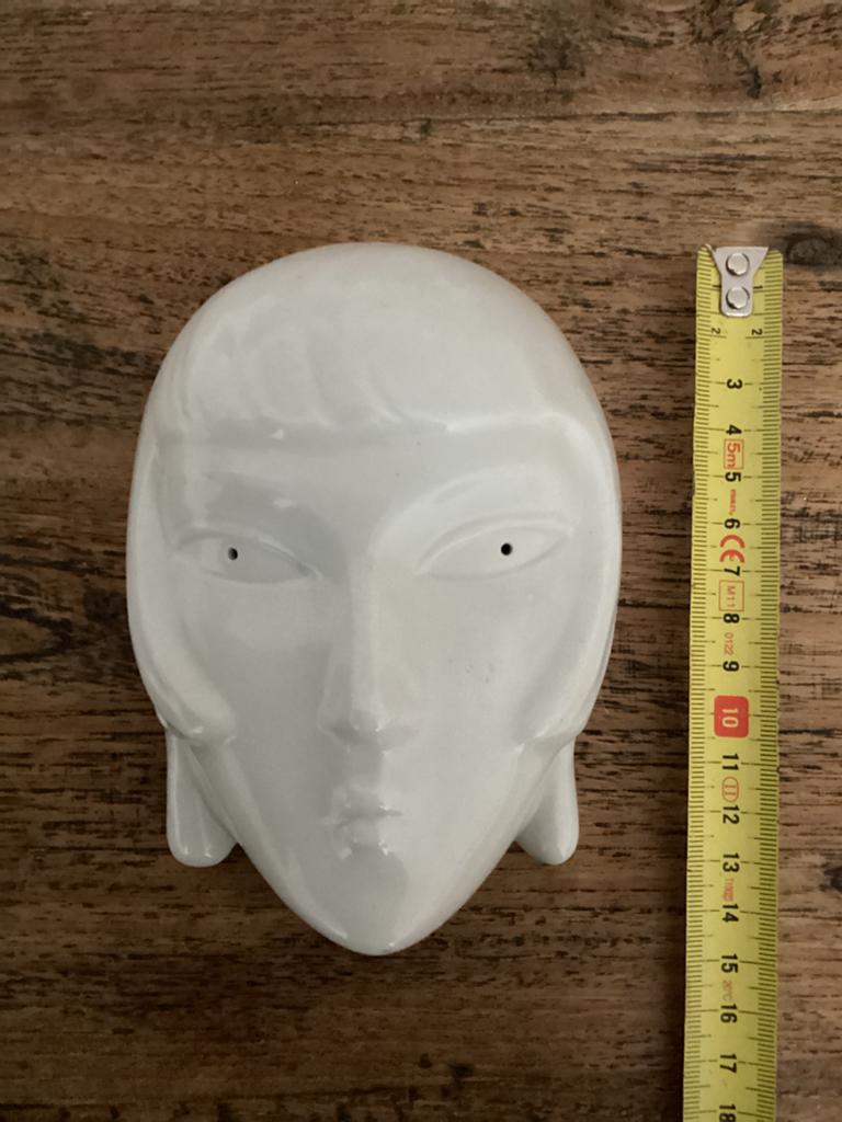 Heel oud porseleinen wandmasker . Goebel gemerkt. Art Deco., Antiek en Kunst, Ophalen of Verzenden