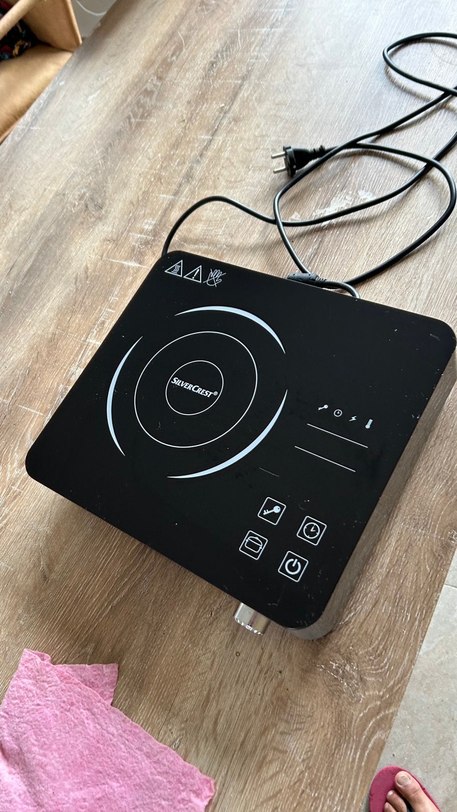 Inductie kookplaat te koop, Witgoed en Apparatuur, Kookplaten, 3 kookzones of minder, Ophalen of Verzenden, Zo goed als nieuw