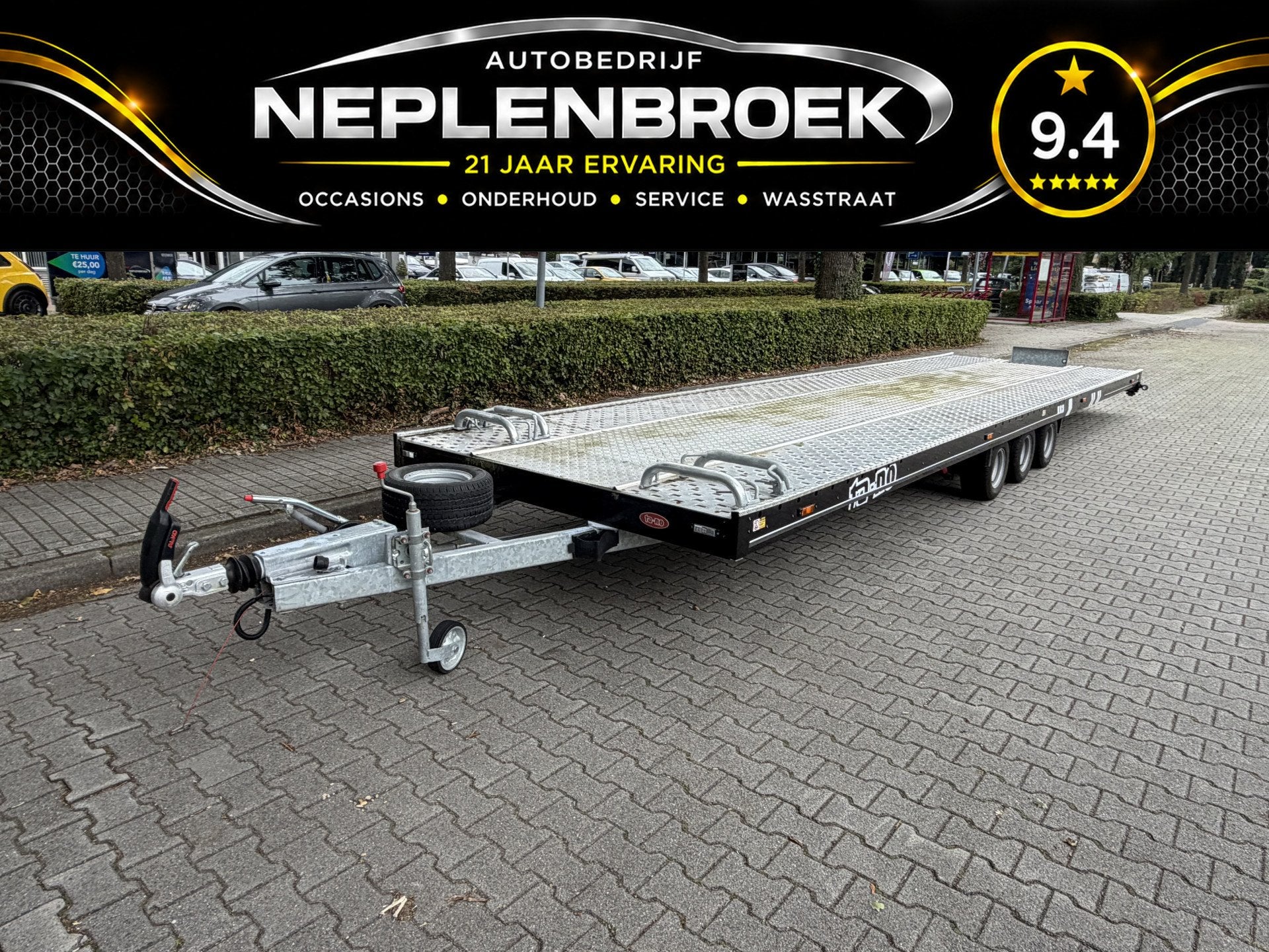 ta-no N/A Bj 2023 twee auto's laden 2500kg laden ! Nu 5950 e, Auto diversen, Aanhangers en Bagagewagens, Autobedrijf Neplenbroek