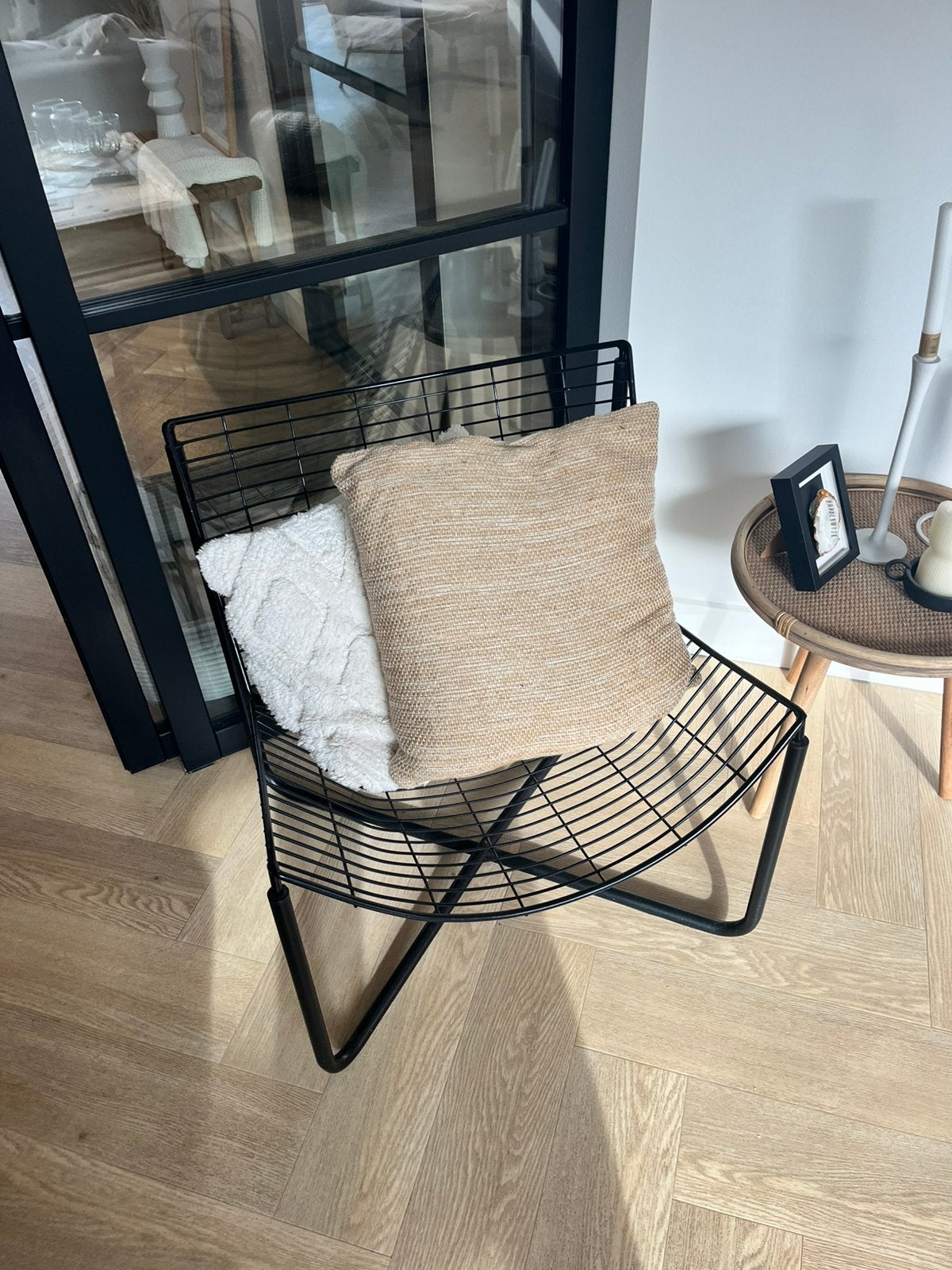 Niels Gammelgaard stoel Ikea zwart, Huis en Inrichting, Stoelen, Ophalen, Gebruikt, Zwart, Overige materialen