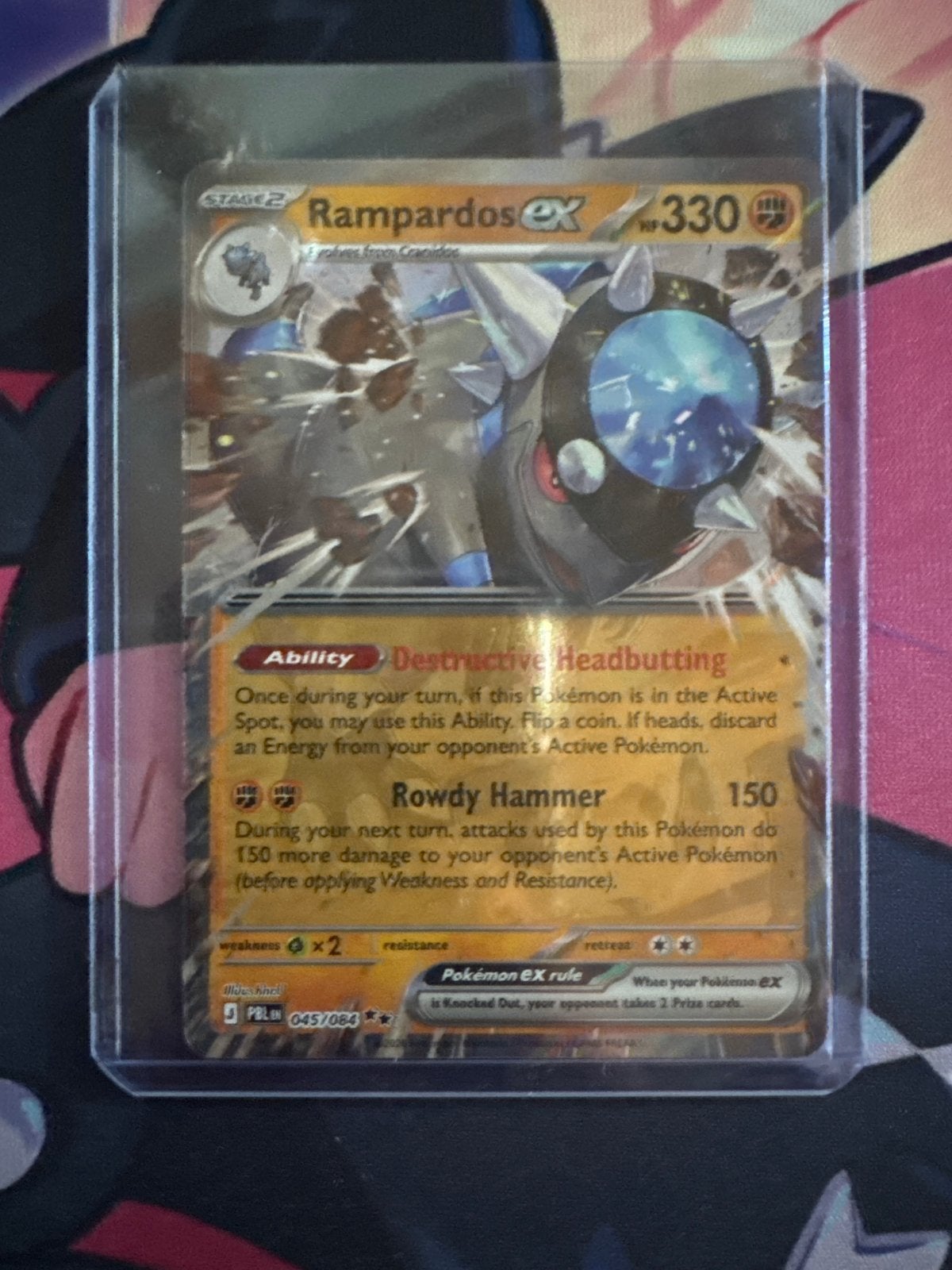 Rampardos EX en Shadowy Energy Pokémon kaarten, Ophalen of Verzenden, Zo goed als nieuw, Meerdere kaarten