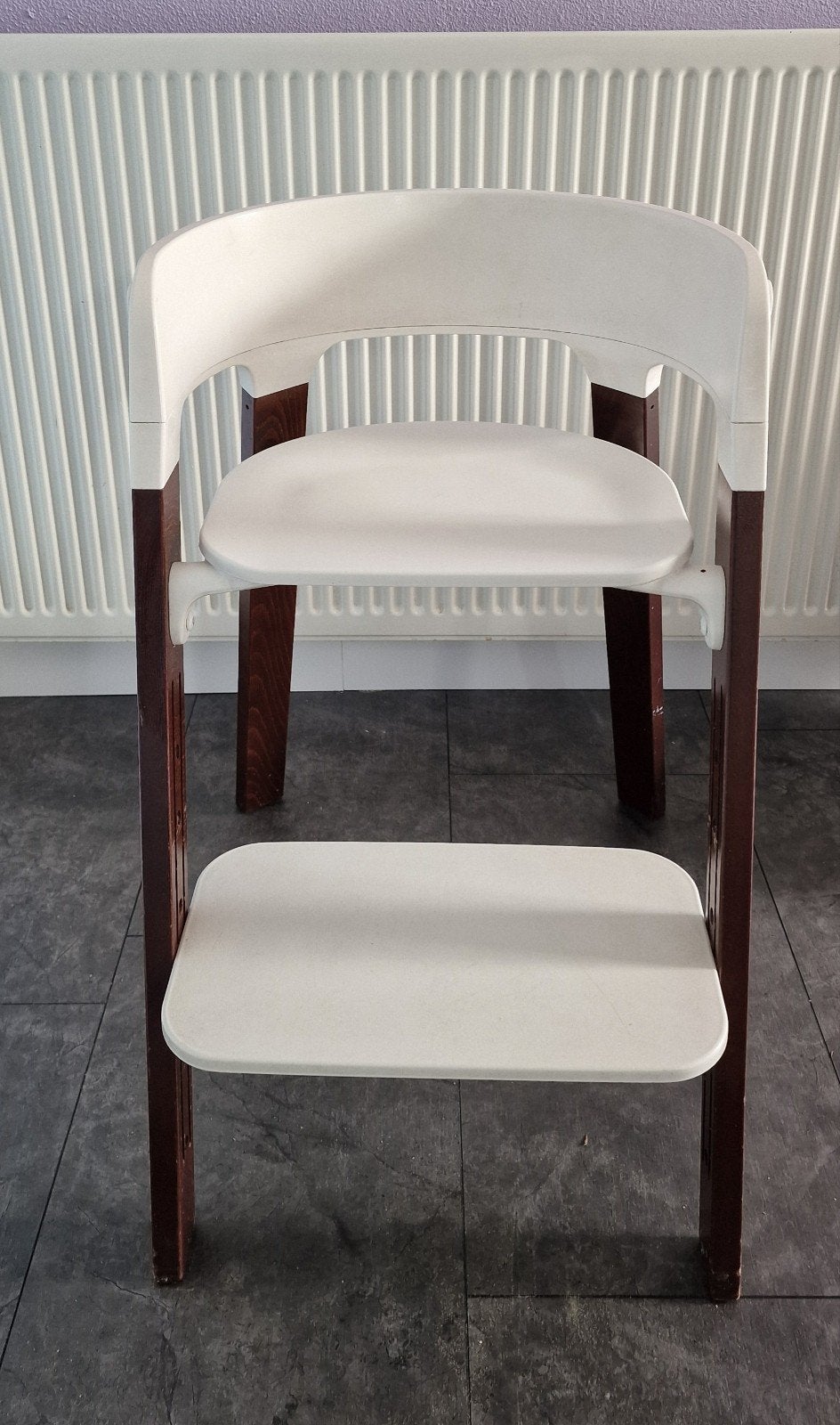 Stokke Steps Kinderstoel – Compleet met Baby Set & Eetblad, Ophalen, Gebruikt, Meegroeistoel, Afneembaar eetblad