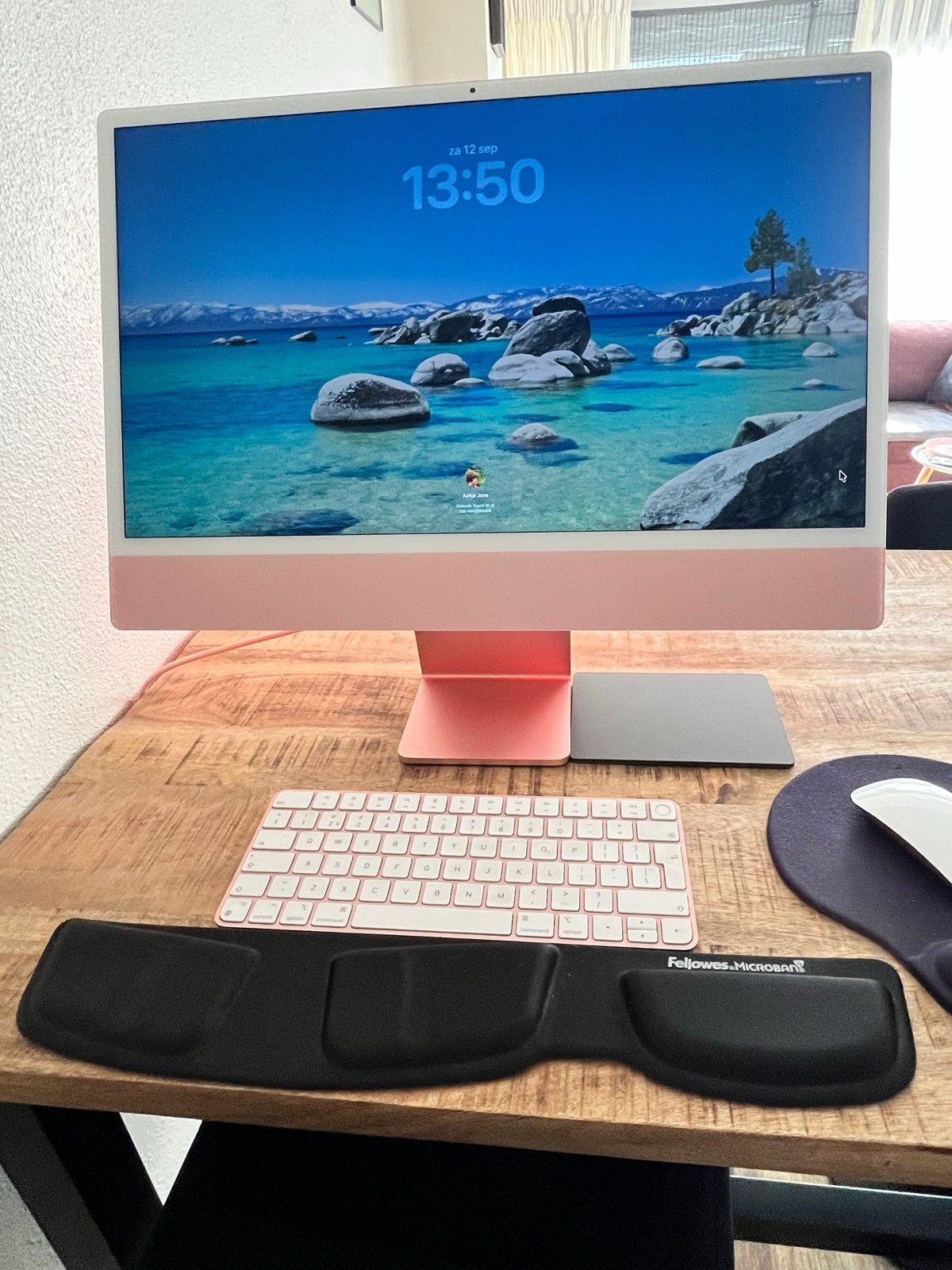 iMac 24inch 8gb incl trackpad, muis en toetsenbord, Computers en Software, Ophalen of Verzenden, Zo goed als nieuw, IMac
