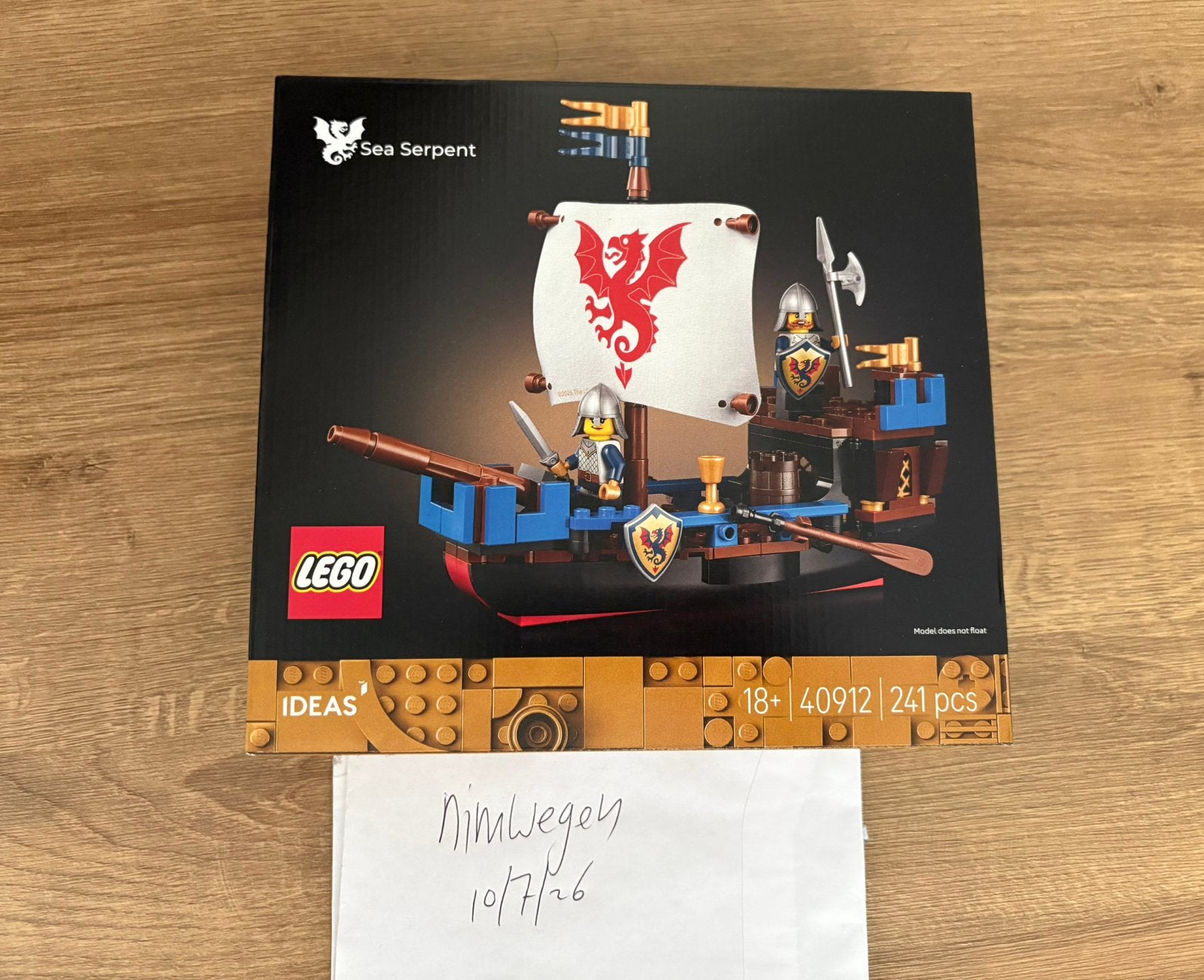 Lego 40912 castle sea serpent zeedraak NIEUW ONGEOPEND, Ophalen of Verzenden, Nieuw