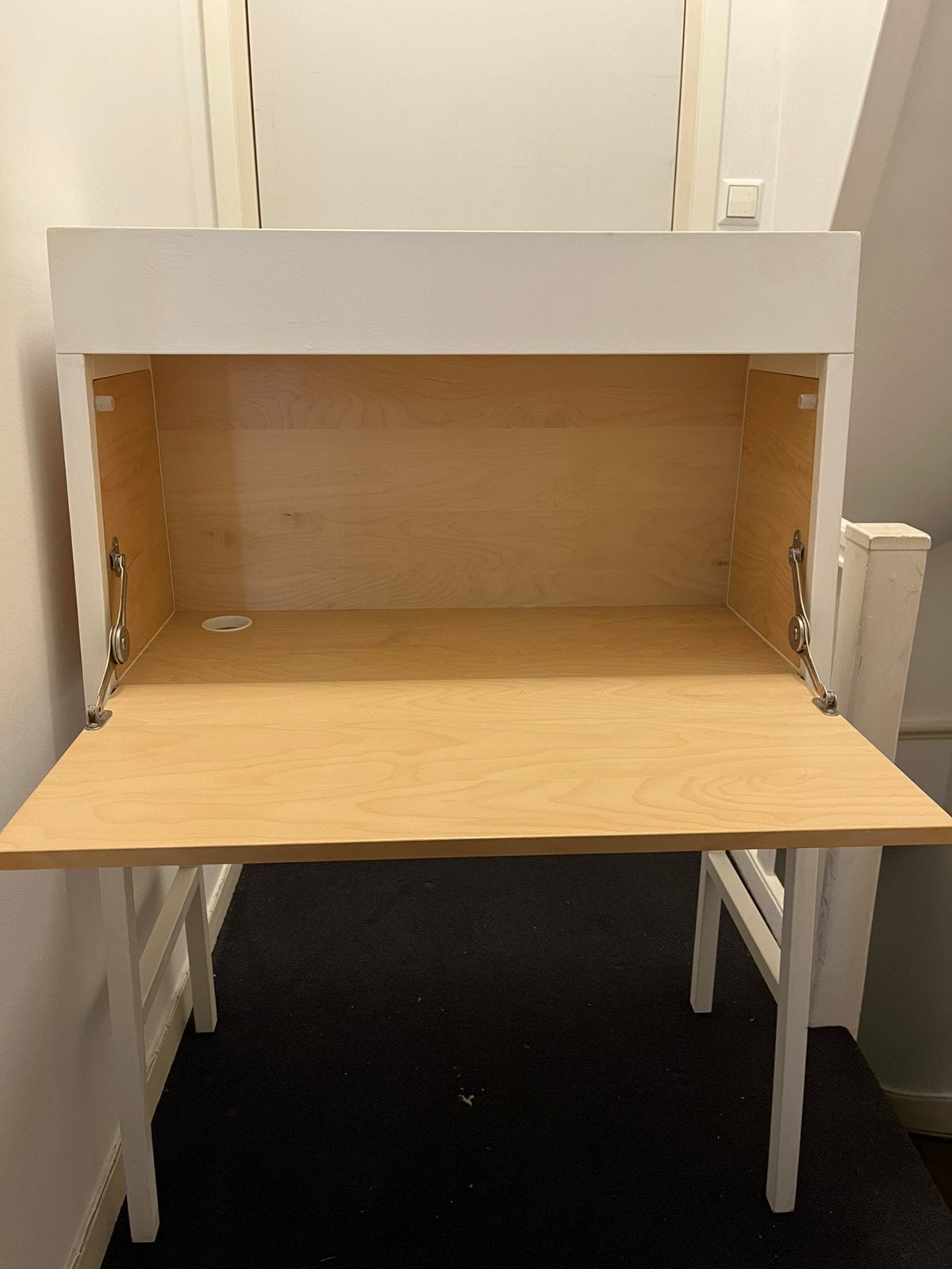 Inklapbaar bureau, Huis en Inrichting, Ophalen, Gebruikt, 90 cm