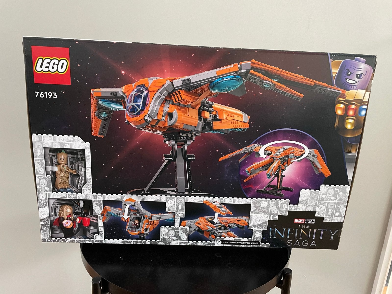 LEGO Marvel The Guardians' Ship 76193 - Nieuw in doos, Ophalen, Inclusief minifiguren, Marvel, Lego