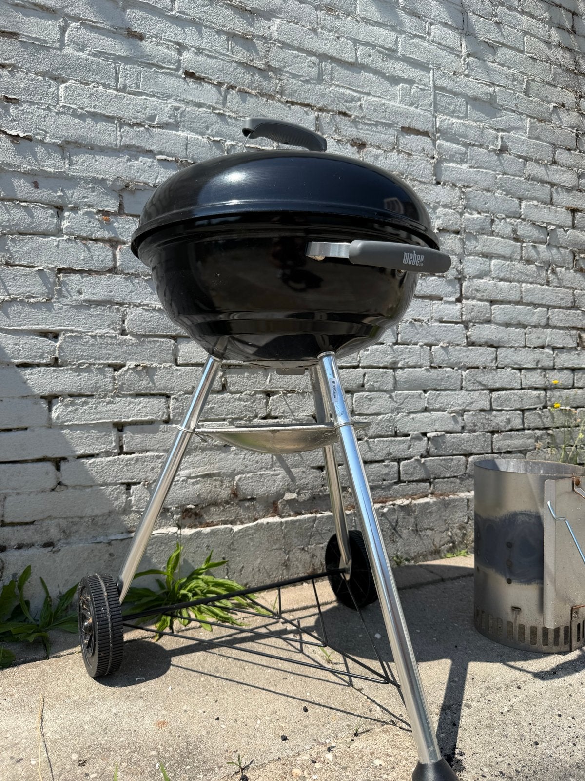 Weber Kettle 47 cm incl. starter, Ophalen, Gebruikt