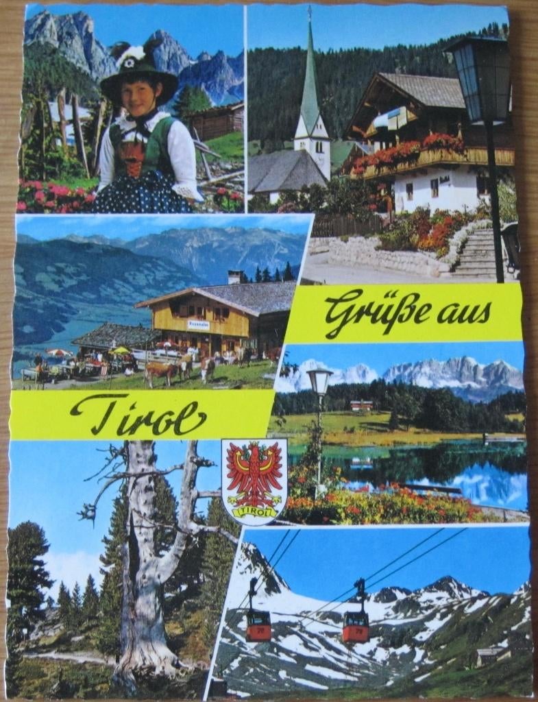 Groeten uit Tirol - nieuwe ansichtkaart, Verzenden, 1980 tot heden, Ongelopen, Oostenrijk